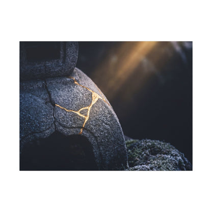 Ma Moonlit Garden Canvas Art - Kintsugi Broken Beauty