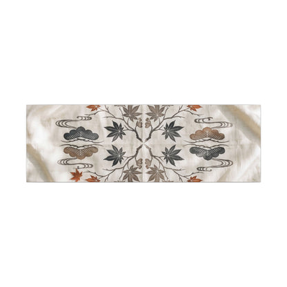Elegant Silk Drape Canvas Art - Japanese Pattern Japandi