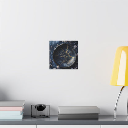 Cherry Blossom Winter Canvas Art | Kintsugi Philosophical Design