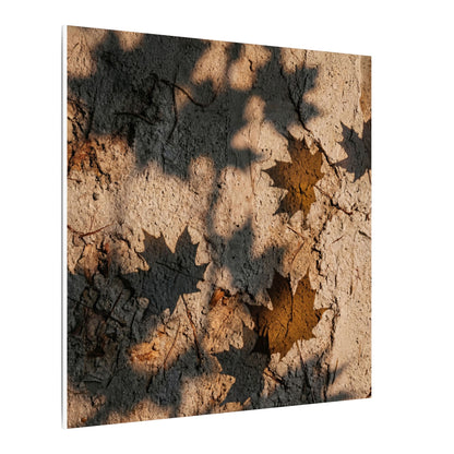 Cozy Shadow Play Canvas Art - Texture Japandi