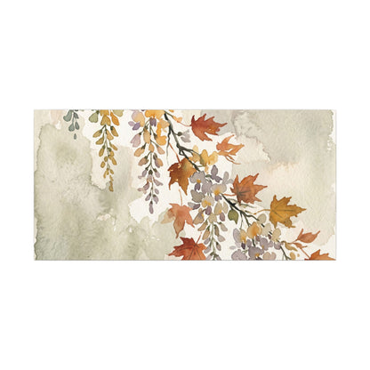 Ma Wisteria Canvas Art - Japandi Watercolor