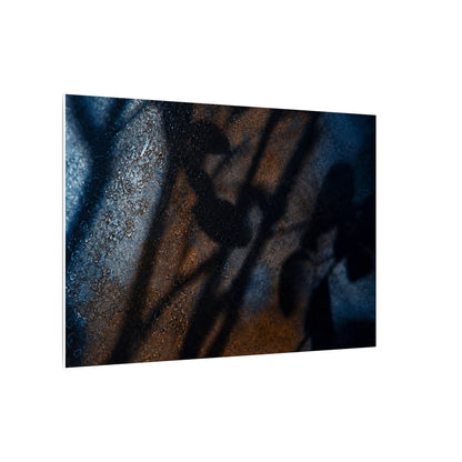Moonlight Shadow Play Canvas Art - Dark Japandi Ma