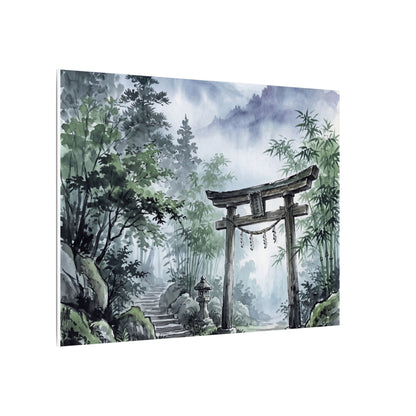 Moonlight Torii Gate Canvas Art - Zen Fukinsei