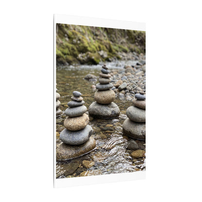 Bamboo Grove Winter Canvas Art | Zen Serene Design