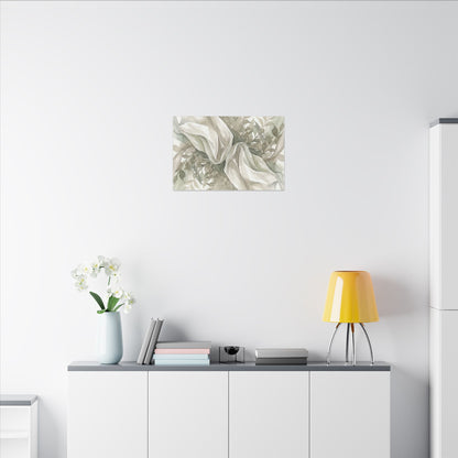 Summer Silk Drape Watercolor Canvas Art | Cozy Decor