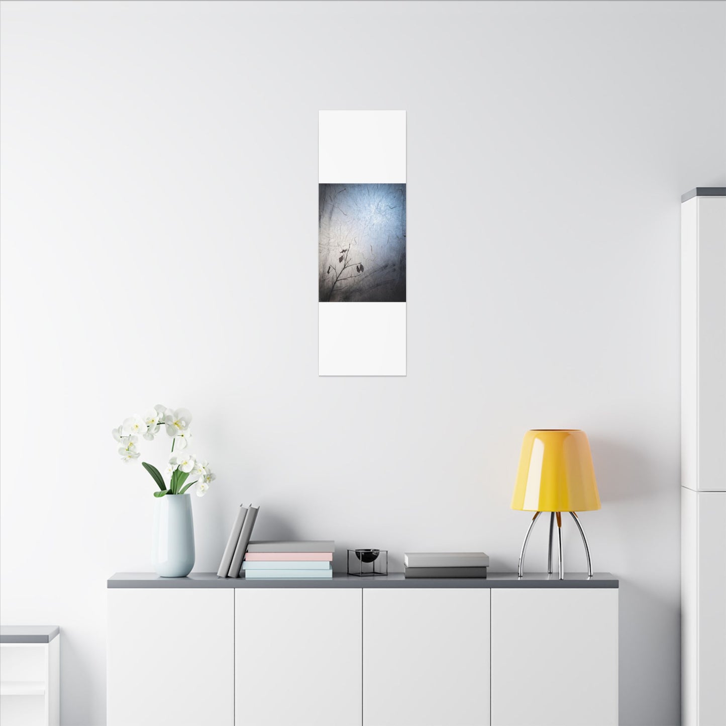 Moonlight Shoji Screen Canvas Art - Japandi Shibui