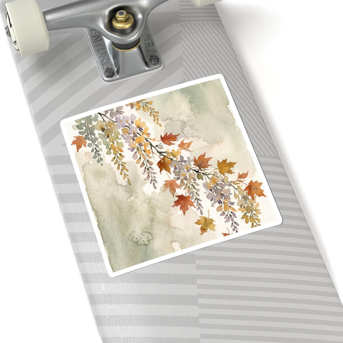 Cozy Wisteria Sticker - Watercolor Japandi
