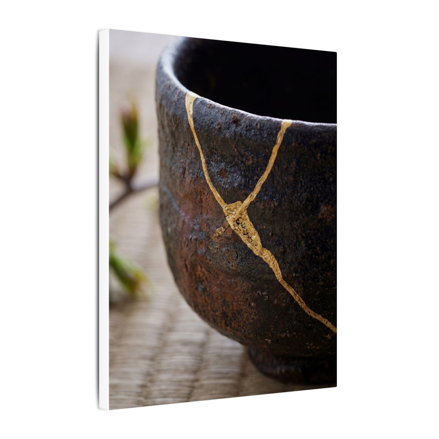 Dawn Tea Ceremony Canvas Art - Kintsugi Mono No Aware