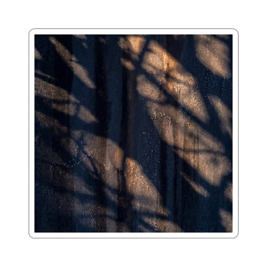 Shadow Play Shadow Zen Sticker | Atmospheric Dark Japandi Art Art Print