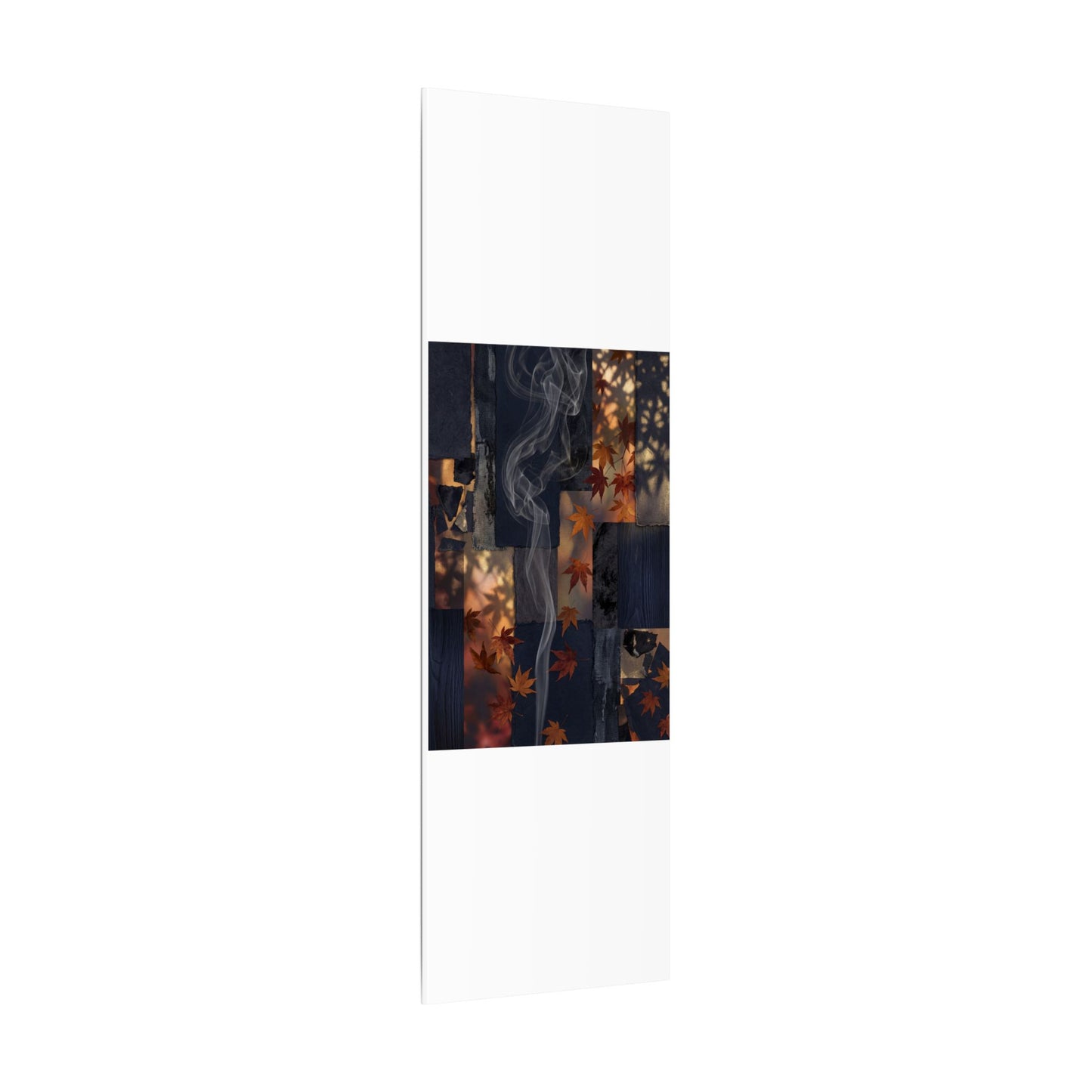 Autumn Incense Smoke Dark Texture Canvas Art | Sophisticated Decor