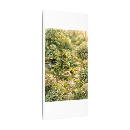 Datsuzoku Stone Lantern Canvas Art - Japandi Watercolor