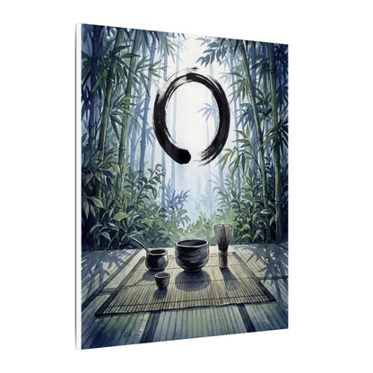Seijaku Tea Ceremony Canvas Art - Zen Enso