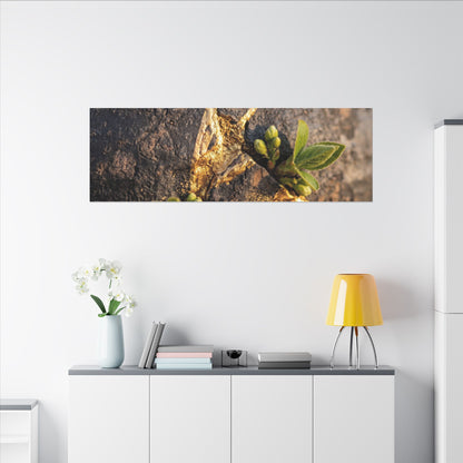 Rust Patina Gold Repair Canvas Art | Resilient Kintsugi Art