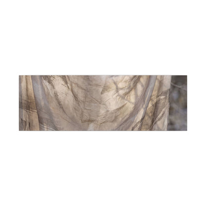 Ma Silk Drape Canvas Art - Japandi Japanese Pattern