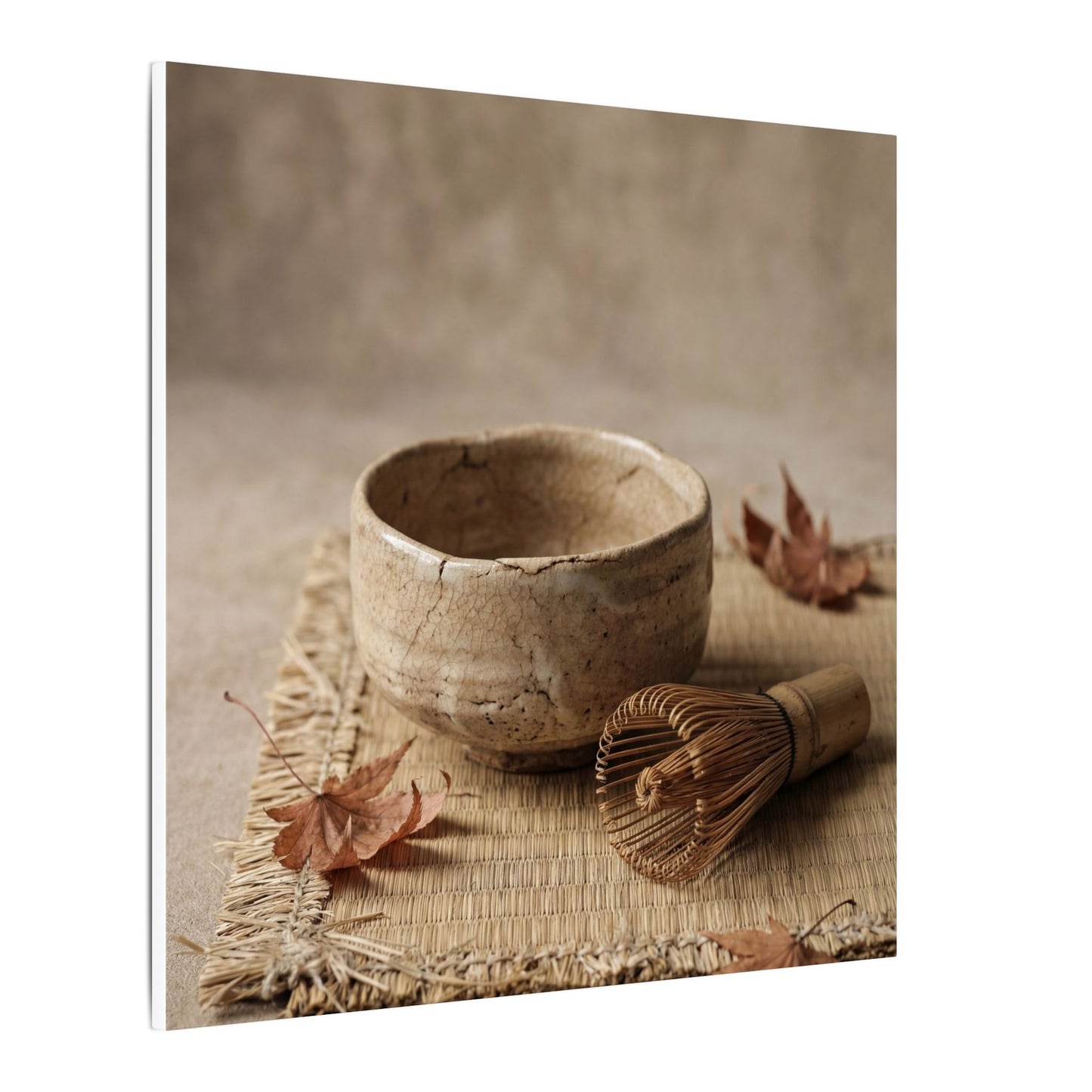 Ma Tea Ceremony Canvas Art - Japandi Texture