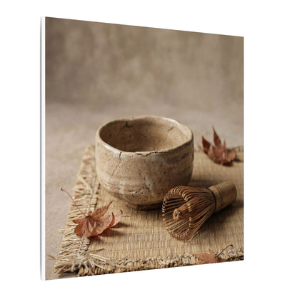 Ma Tea Ceremony Canvas Art - Japandi Texture