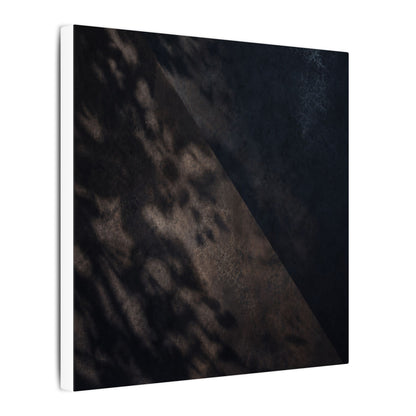 Shadow Play Winter Canvas Art | Dark Japandi Moody Design
