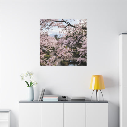 Japandi Ceramic Bowl in Golden Hour | Watercolor Canvas Art