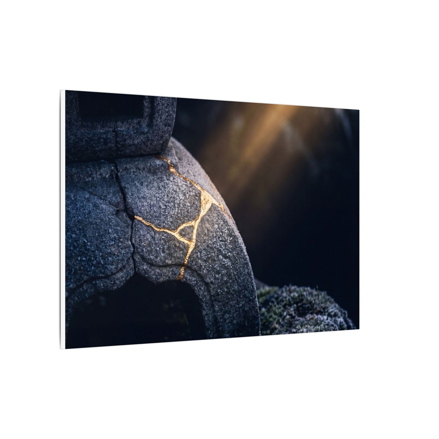 Ma Moonlit Garden Canvas Art - Kintsugi Broken Beauty