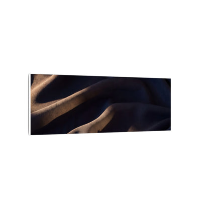 Silk Drape Shadow Zen Canvas Art | Luxurious Dark Japandi Art