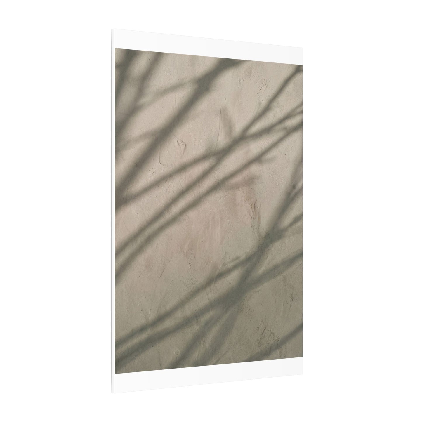 Shadow Play Japanese Pattern Canvas Art | Warm Japandi Art