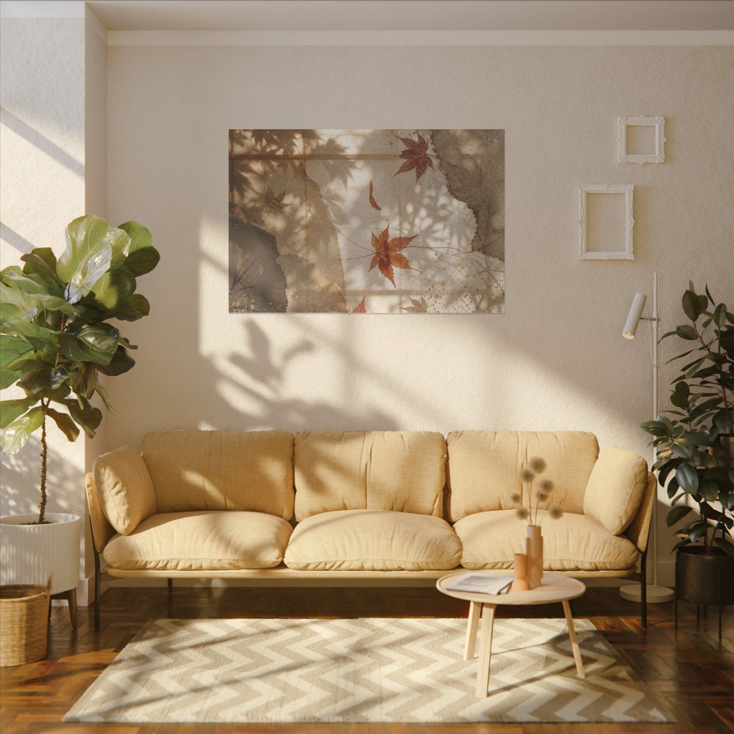 Datsuzoku Shoji Screen Canvas Art - Japandi Japanese Pattern