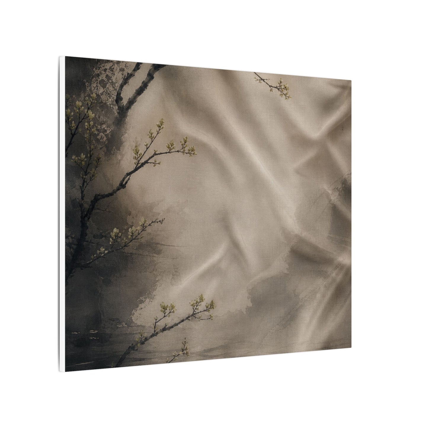 Silk Drape Canvas Art | Spring Japandi Japanese Pattern Art