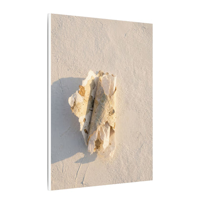 Paper Fold Canvas Art | Winter Japandi Texture Art