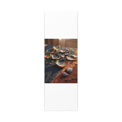 Spring Broken Pottery Gold Vein Canvas Art | Philosophical Decor