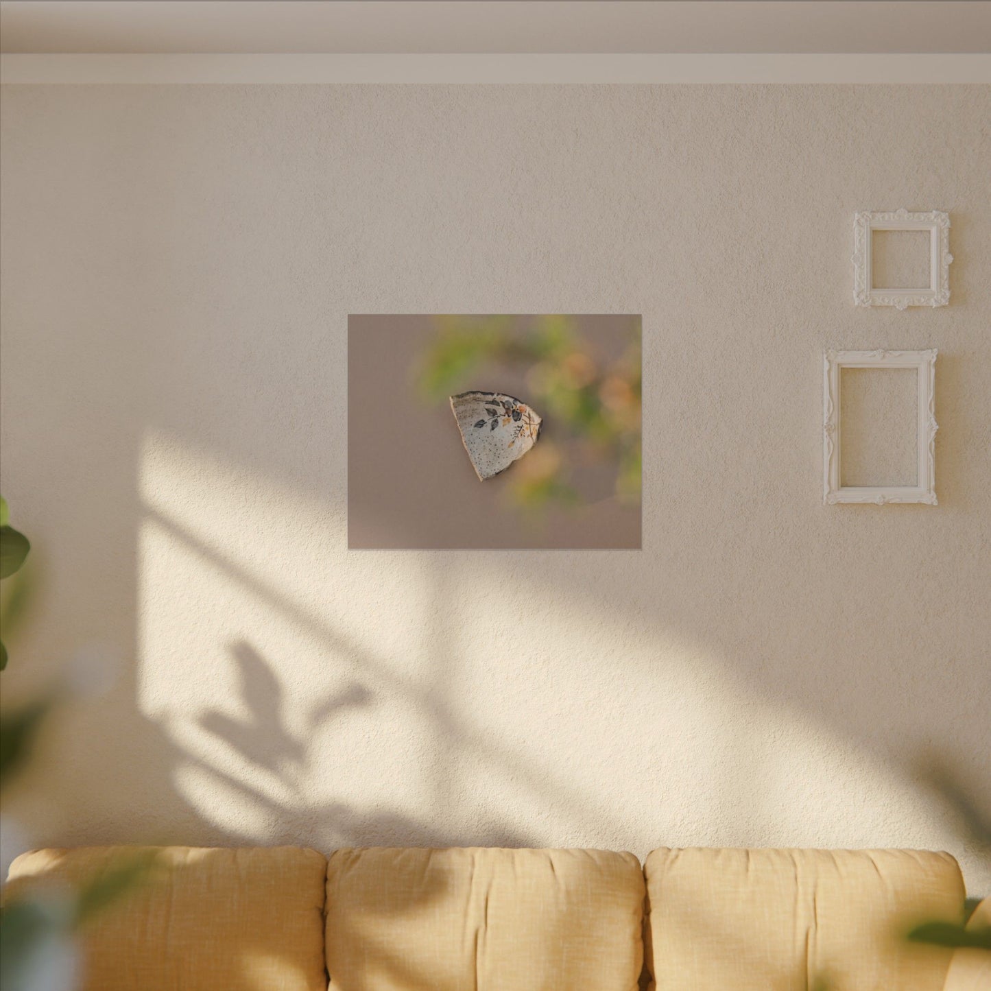 Ceramic Bowl Canvas Art | Spring Japandi Japanese Pattern Art