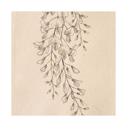 Golden Hour Wisteria Wall Art Print - Japandi Seijaku