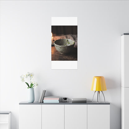 Ceramic Bowl Spring Canvas Art | Japandi Neutral Design