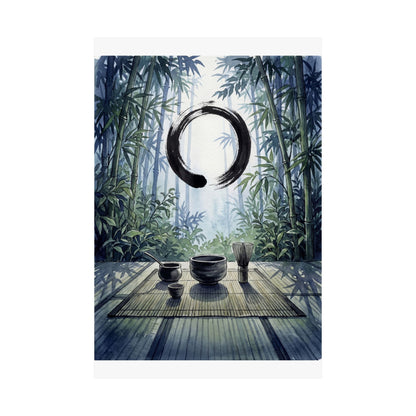 Summer Tea Ceremony Enso Wall Art Print | Peaceful Decor