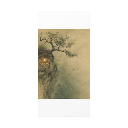Spring Pine Tree Minimal Line Canvas Art | Earthy Decor