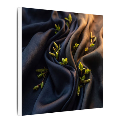 Spring Silk Drape Moody Minimal Canvas Art | Luxurious Decor