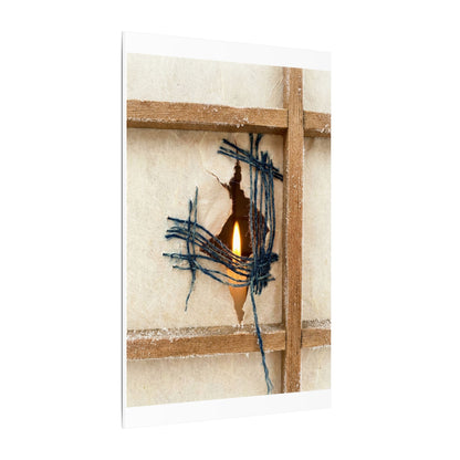 Winter Shoji Screen Broken Beauty Canvas Art | Resilient Decor