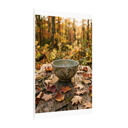 Spring Rock Garden Moody Minimal Canvas Art | Luxurious Decor