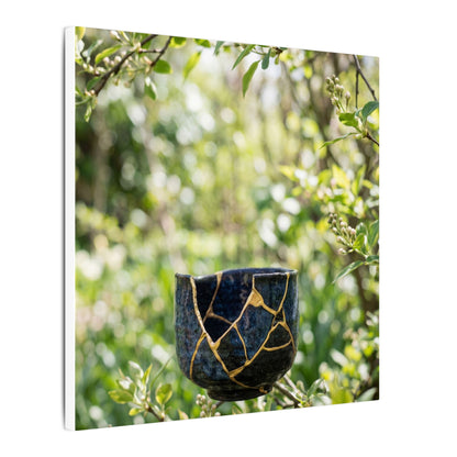 Kintsugi Broken Pottery in Dappled | Broken Beauty Canvas Art