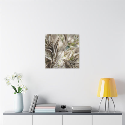 Fukinsei Paper Fold Canvas Art - Japandi Watercolor