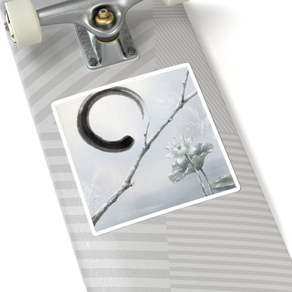 Ma Lotus Flower Sticker - Zen Enso