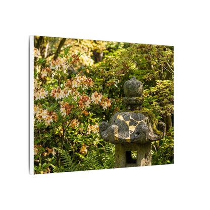 Spring Stone Lantern Gold Repair Canvas Art | Beautiful Decor