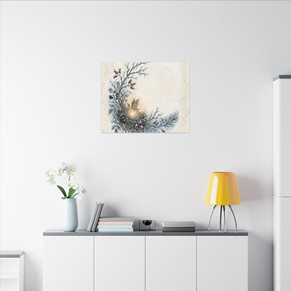 Winter Shoji Screen Forest Whimsy Canvas Art | Enchanting Decor