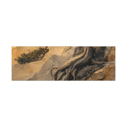 Summer Pine Tree Texture Canvas Art | Cozy Decor