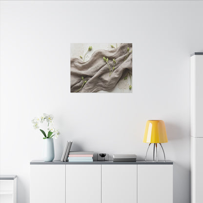 Overcast Silk Drape Canvas Art - Japandi Ma