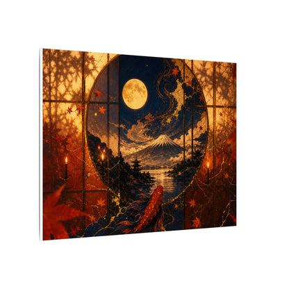 Beautiful Shoji Screen Canvas Art - Gold Vein Kintsugi
