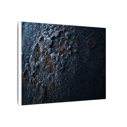 Rust Patina Canvas Art | Winter Dark Japandi Shadow Zen Art