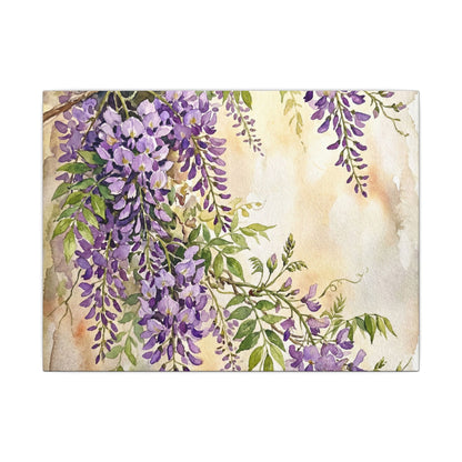 Wisteria Spring Canvas Art | Japandi Cozy Design Art Print