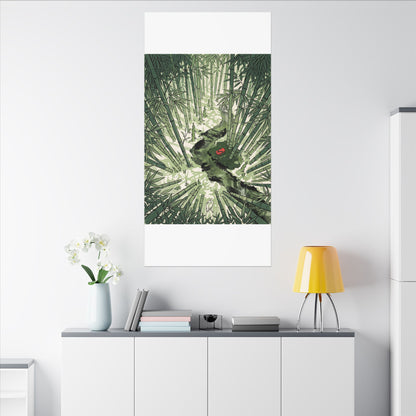 Peaceful Bamboo Grove Canvas Art - Ukiyo E Inspired Zen