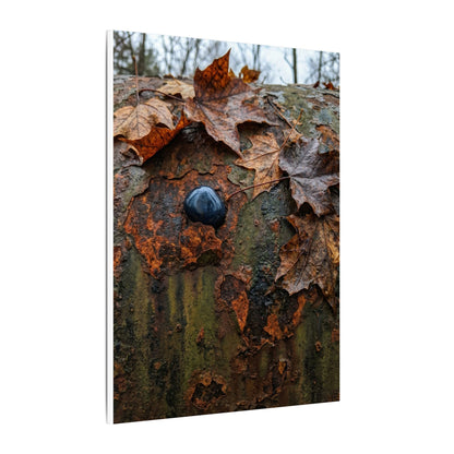 Datsuzoku Rust Patina Canvas Art - Dark Japandi Moody Minimal