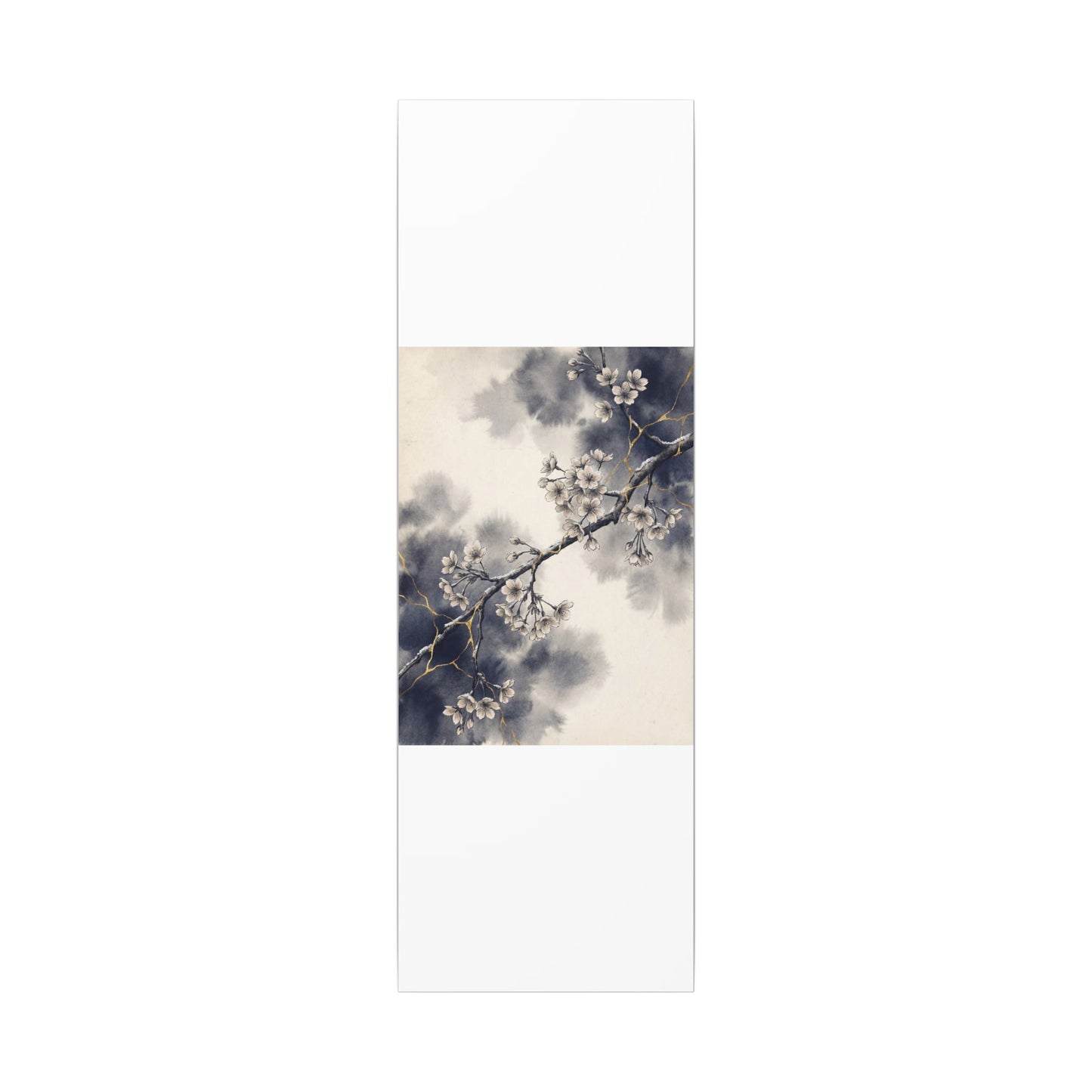Ma Cherry Blossom Canvas Art - Kintsugi Gold Vein